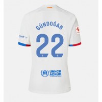 Dámy Fotbalový dres Barcelona Ilkay Gundogan #22 2023-24 Venkovní Krátký Rukáv